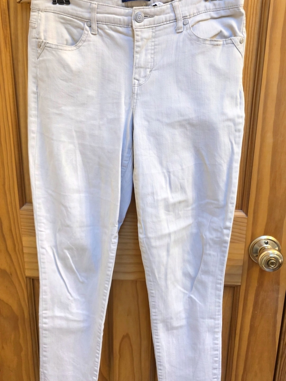 Bandolino Beige Boyfriend Jeans
